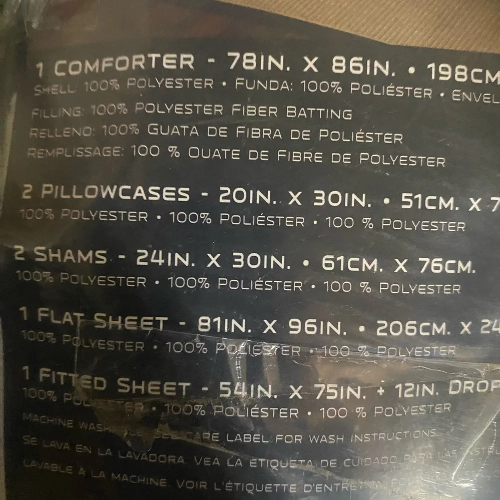 Seattle Seahawks bed in a bag Comforter set. Full Size